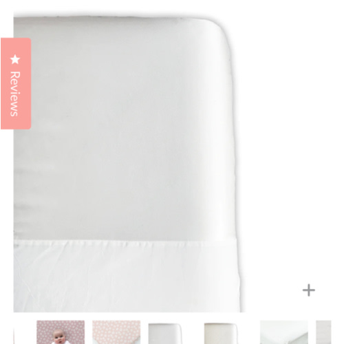Half Silk Crib Sheet