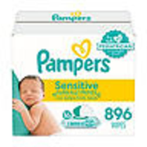 Pampers Sensitive Baby Wipes, Fragrance Free, 16 pks., 896 wipes - Sam's Club