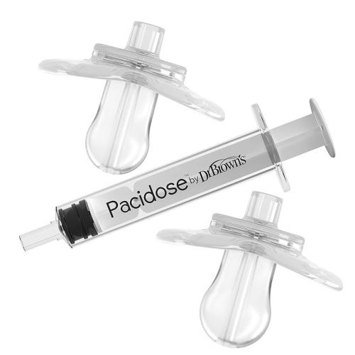 Dr. Brown's Pacidose Liquid Medicine Dispenser, Combo Sizes 0-6 months and 6-18+ months, White