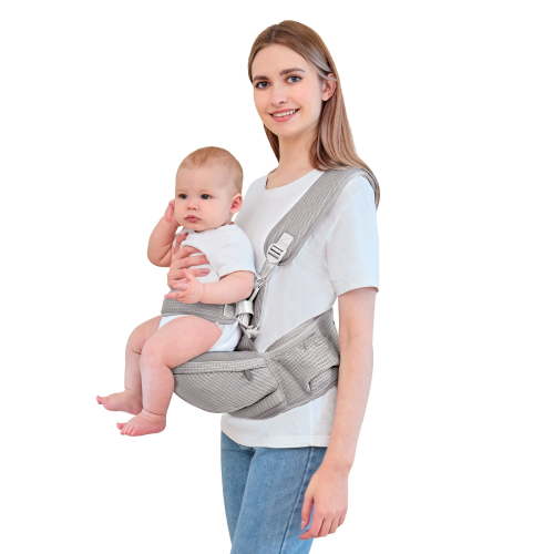 Baby Hip Carrier - Hip Carrier for Baby with Baby Safety Strap - Toddler Carrier 7-45 lbs - Ergonomic Infant Holder Baby Carrier with Hip Seat Large Capacity Pockets