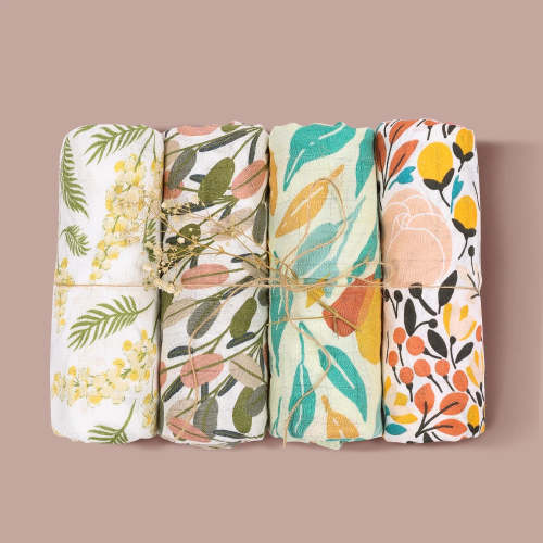 Muslin Swaddle Blanket Set