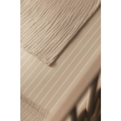 COTTON PERCALE FITTED CRIB SHEET