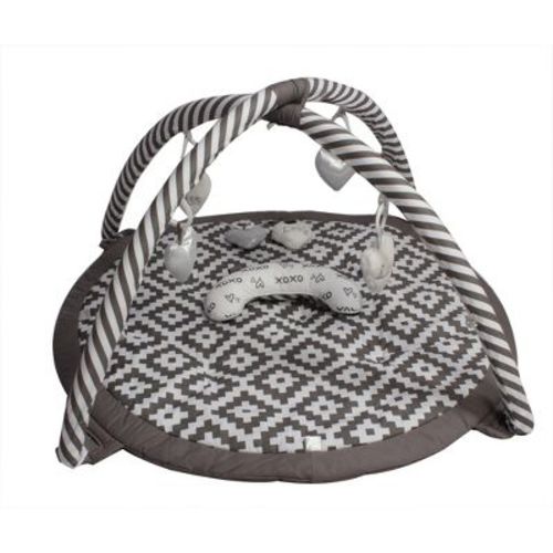 Bacati - Baby Activity Gyms & Playmats (Aztec Love Grey/Silver)
