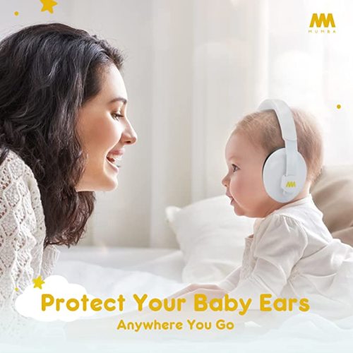Mumba Baby Ear Protection Noise Cancelling Headphones - Earmuffs for Babies and Toddlers - Ages 3-24+ Months