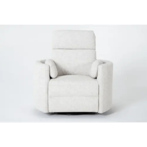 Rayna Quartz Nursery Power Swivel Glider Recliner | Rocker | USB