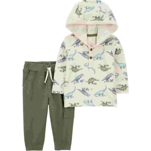 Carter's Child of Mine Baby Boy Hooded Outfit Set, 2-Piece, Sizes 0/3-24M