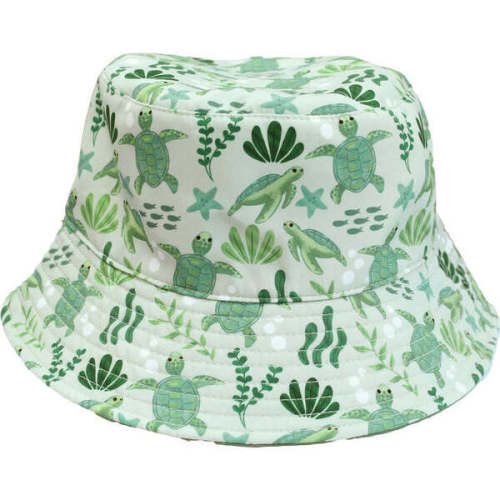 Save the Sea Turtles and Lucky Green Reversible Bucket Hat - Emerson and Friends | Maisonette
