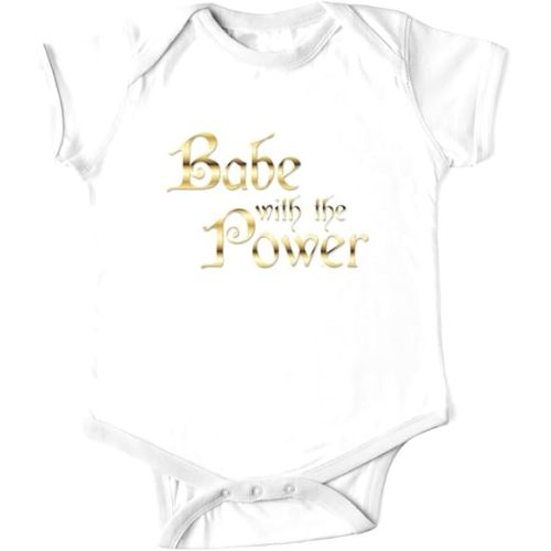 One-Piece Labyrinth Bodysuit Babe Outfits With Boy The Girl Power Kids Black Infant Bg Onesie Gift For New Grandkids Baby Son Daughter