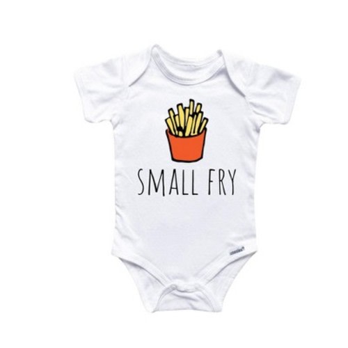 French Fry Fast Food Onesie® Baby Boy Girl Clothes Infant Bodysuit Funny Cute Newborn GS1 White 6-9M Onesie®