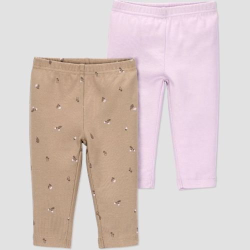 Carter's Just One You® Baby Girls' 2pk Forest Pants - Purple