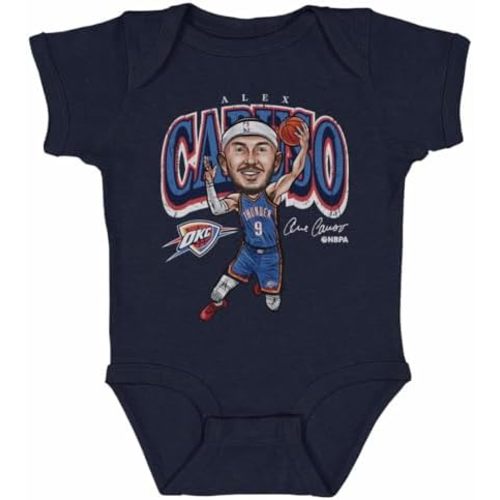 500 LEVEL Alex Caruso Oklahoma City Thunder One-Piece Infant Bodysuit - Alex Caruso Oklahoma City Thunder Cartoon