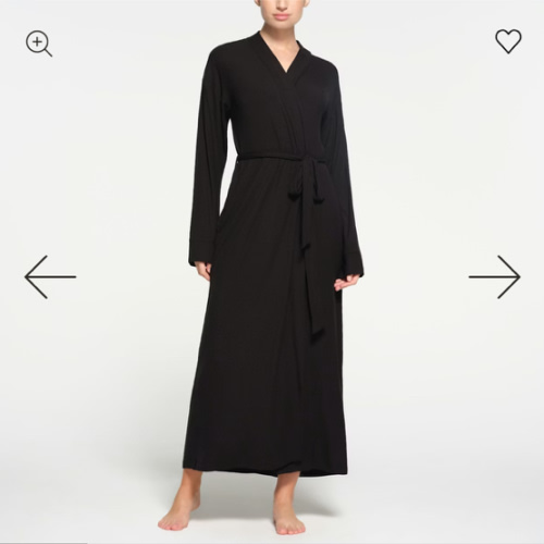 SOFT LOUNGE LONG ROBE | ONYX | SKIMS
