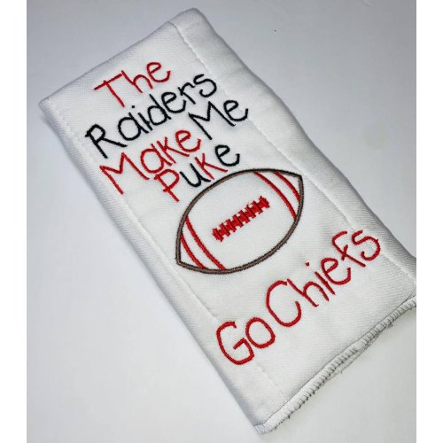 Chiefs Baby Burp Cloth