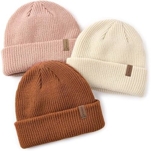 FURTALK Toddler Baby Boys Girls Beanies Kids Winter Hats Children Knit Caps | Soft cozy yarns, Stretchable Beanie, Multicolor, Thick & Warm, Growing hat