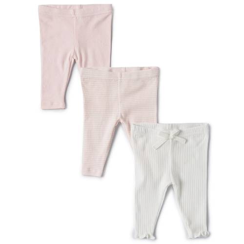Starting Out Baby Girls Newborn-9 Months 3-Pack Pant Set