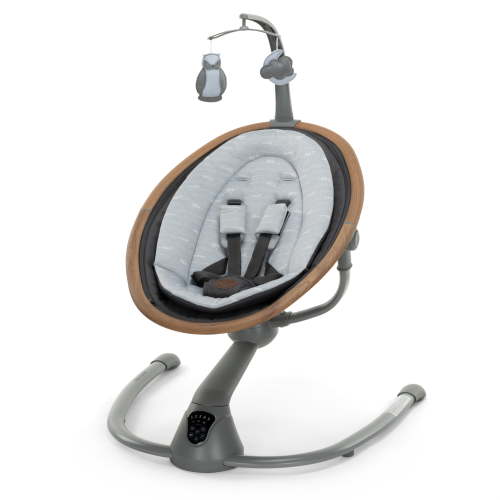 Maxi-Cosi Cassia Baby Swing, EcoCare Fabric, 360° Rotation, On Safari Gray