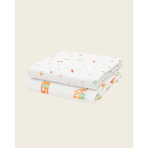 Building Blocks Crib Sheet Set