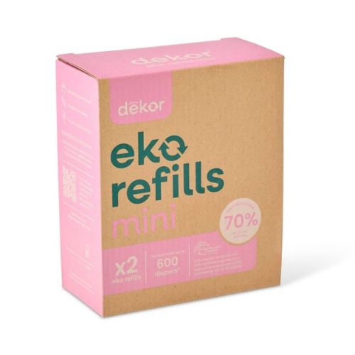 Diaper Dekor Eko Mini Diaper Pail Refill - 2pk