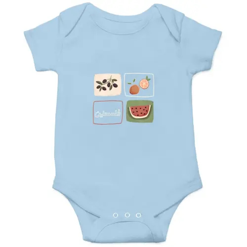 Palestine olives watermelon orange falasteen palestinian long t Onesies sold by Steegovaresp | SKU 94382993 | Printerval