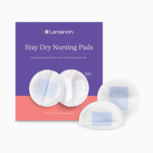 Lansinoh Stay Dry Disposable Nursing Pads - 200