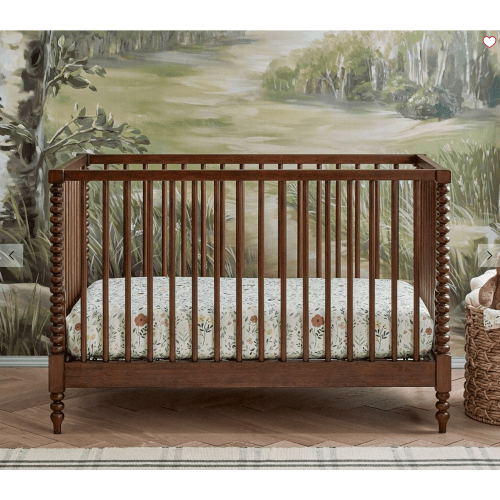 Chris Loves Julia Turned Wood Convertible Crib | Pottery Barn Kids