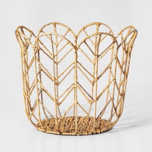 Tulip Shaped Kids' Woven Basket - Pillowfort™