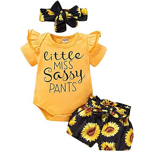 Newborn Infant Baby Girl Clothes Outfits Rib Romper Floral Pants with Headband Winter Clothing Set