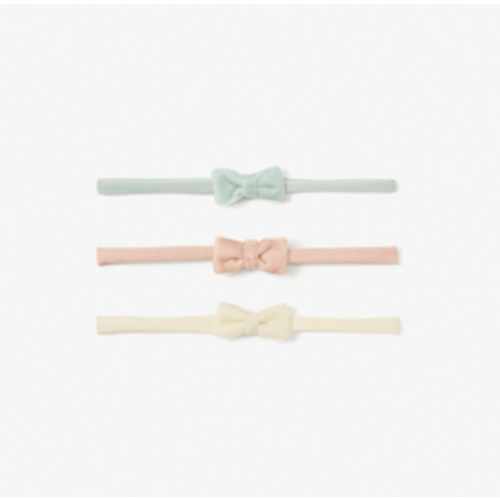 Velvet Bow Headband Set 3pk – Cheeky Baby Boutique Rome
