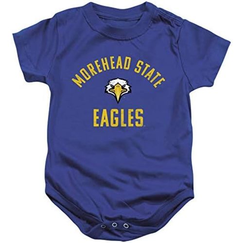 Morehead State University Official MSU Eagles Distressed Unisex Infant Snap Suit for Baby
