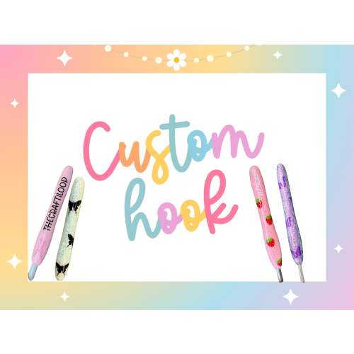 Custom Clover Crochet Hook