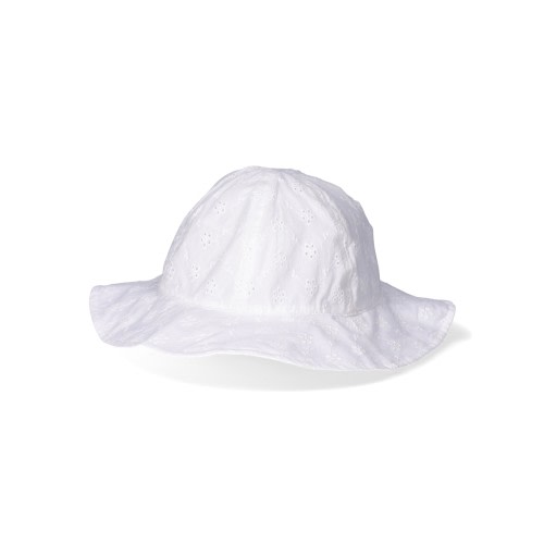 Carter's Child of Mine Baby Girls Eyelet Hat 0-18M, Sun Protection, Breathable Polyester