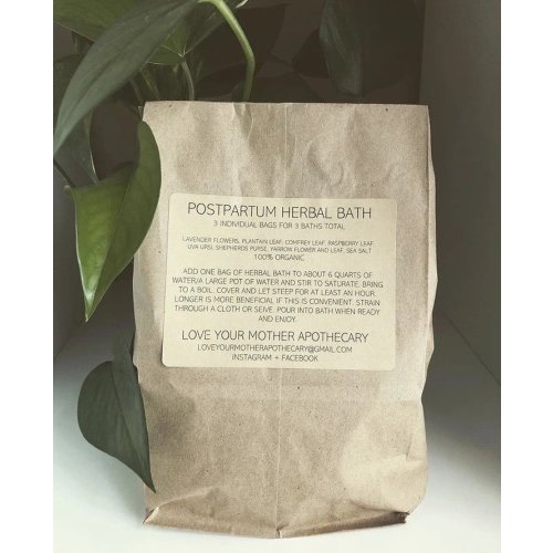 POSTPARTUM HERBAL BATH — - LOVE YOUR MOTHER -