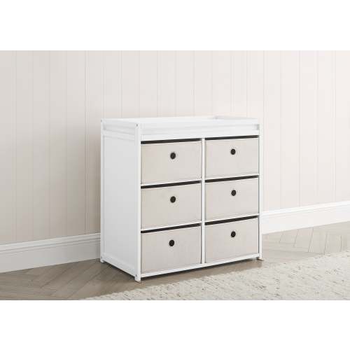 Hayes Fabric Bin Changing Table