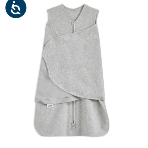 Heather Gray Cotton Swaddle - Newborn | HALO