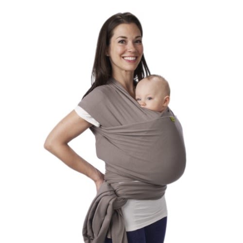 Boba Baby Wrap Carrier, Grey - Original Stretchy Infant Sling, Perfect for Newborn Babies and Children up to 35 lbs