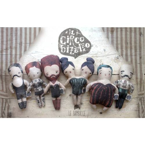 Freak Show Circus Doll Old Style Vintage Look