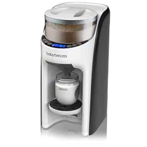 Baby Brezza New and Improved Formula Pro Advanced Formula Dispenser Machine - Automatically Mix a Warm Formula Bottle Instantly - Easily Make Bottle with Automatic Powder Blending, White - Base White