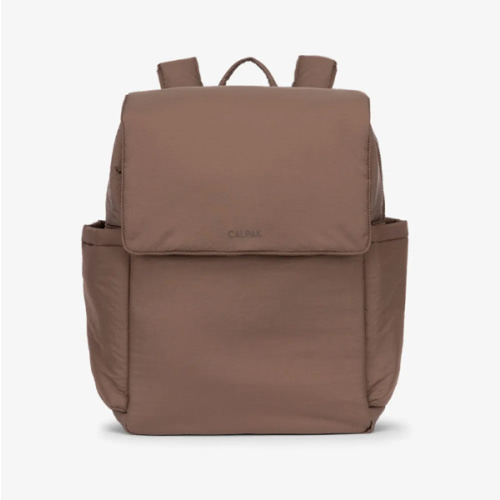 Diaper Backpack with Laptop Sleeve - HAZELNUT