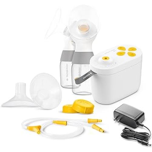 Medela New 2nd Gen Medela Pump in Style Pro Breast Pump, Clinically Proven Hospital-Efficiency, Compact Portable Double Electric Pump with Bottles and PersonalFit Plus Breast Shields