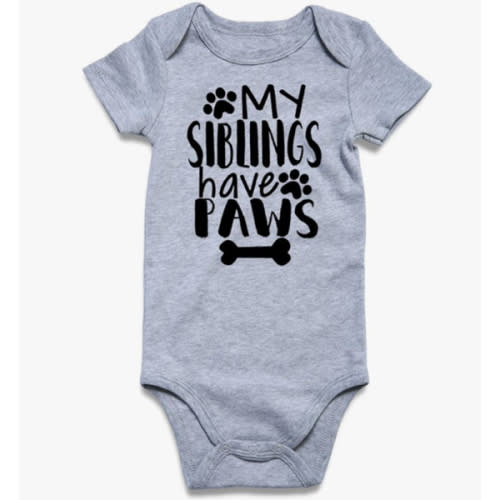 Funnycokid Baby Boys Girls Bodysuit Funny Newborn Romper Short Sleeve Infant Neutral Outfits Jumpsuit 0-12 Months