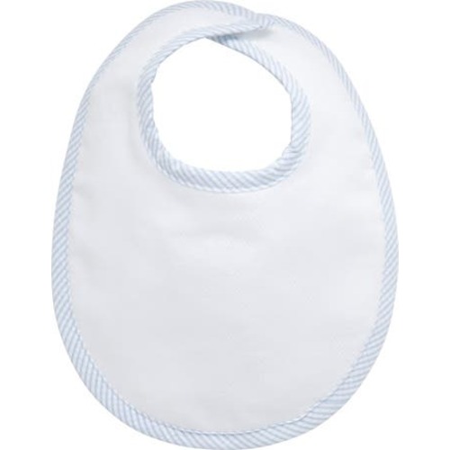 Seersucker Stripe Basic Bib