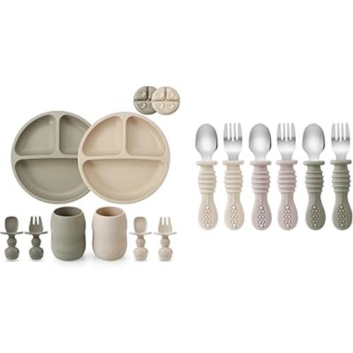 PandaEar Silicone Baby Feeding Set