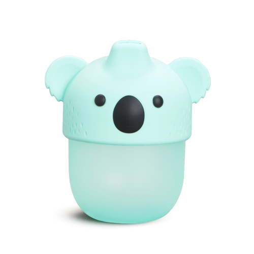 Munchkin Whoo Soft-Touch Spill-Proof Toddler Sippy Cup, 8 oz, Koala, Blue, Unisex