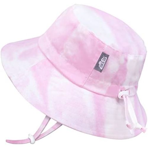 JAN & JUL Girls' Grow-with-Me Cotton Bucket Sun-Hats for Baby and Kids