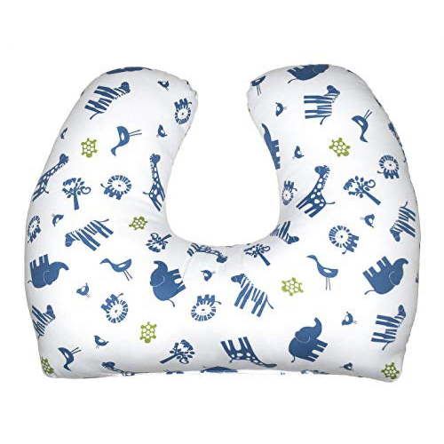 Jolly Jumper Baby Sitter Nursing Pillow - Navy Jungle | 100% Cotton, Hypoallergenic Support Cushion for Breastfeeding, Sitting & Lounging | Made in Canada - Walmart.ca