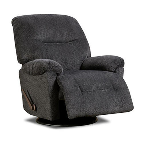 Hudson Slate Swivel Rocker Recliner