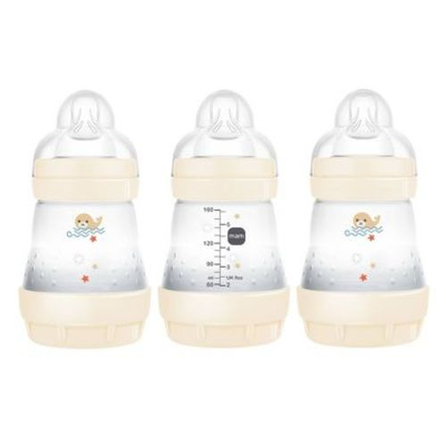 Mam Easy Start Anti-colic Baby Bottle - 0+ Months - 5oz/3pk - Shell