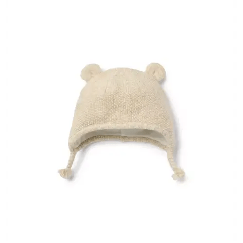 Baby Cable Knit Bear Ear Beanie