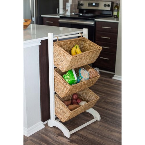 3 Tier Wicker Basket