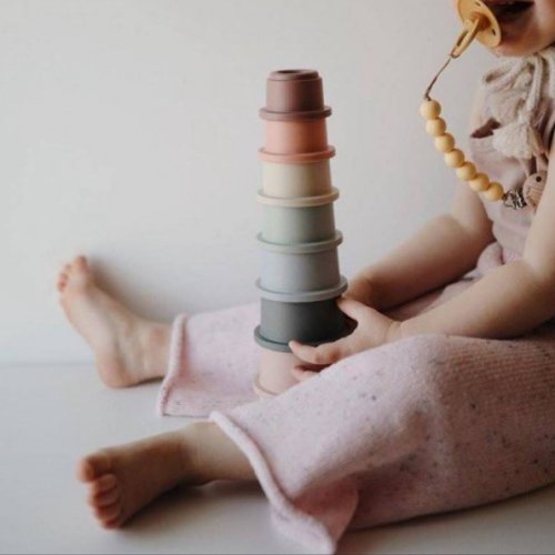 Mushie Stacking Cup Toy